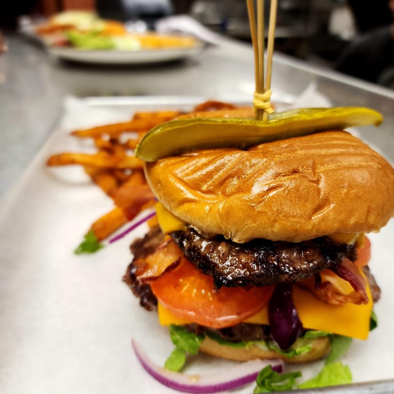 Delicious Double Cheeseburger