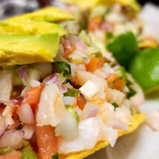 Tostadas de Cevice